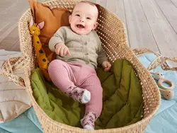شلوار بافت نوزادی تمام پنبه(سایزبندی 0 تا ۲۴ماه) - فروشگاه لباس جانان‌