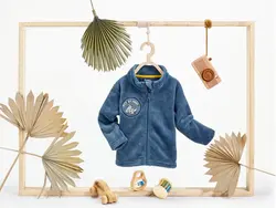 سوییشرت نوزادی حوله ای(2تا6ماه)