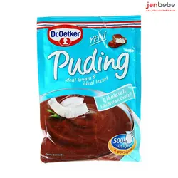 خرید، مشخصات و قیمت پودر پودینگ شکلاتی با نارگیل دکتر اوتکر Dr.Oetker ✔️ janbebe