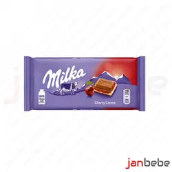 خرید، مشخصات و قیمت شکلات میلکا با موس آلبالویی – milka ✔️ janbebe