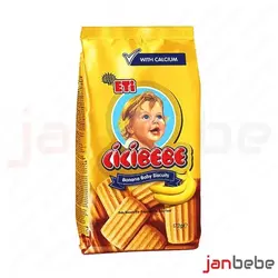 خرید، مشخصات و قیمت بیسکوییت موزی جیجی به به CICIBEBE (172 گرم)