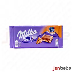 خرید، مشخصات و قیمت شکلات میلکا مدل Chips Ahoy 100g ✔️ janbebe