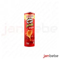 خرید، مشخصات و قیمت چیپس ۱۶۵ گرمی Pringles Original Potato Chips - با طعم اورجینال ✔️ janbebe