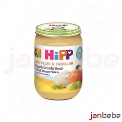 خرید، مشخصات و قیمت پوره سیب انگور برنج هیپ المانی hipp ✔️ janbebe