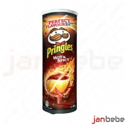 خرید، مشخصات و قیمت چیپس پرینگلز تند 165 گرم Pringles ✔️ janbebe