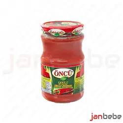 خرید، مشخصات و قیمت رب فلفل شیرین اونجو وزن 700 گرم ✔️ janbebe