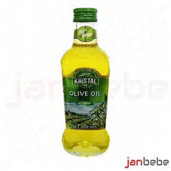 خرید، مشخصات و قیمت روغن زیتون فرابکر کریستال 500 میلی لیتری Kristal ✔️ janbebe