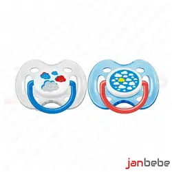 خرید، مشخصات و قیمت پستانک ارتودنسی ۰ تا ۶ ماه اونت Avent 0✔️ janbebe