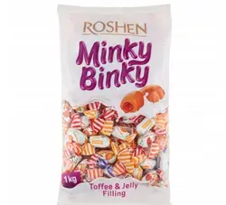 شکلات مغزدار مینکی بینکی روشن Roshen Minky Binky یک کیلویی
