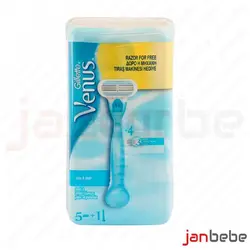 خرید، مشخصات و قیمت خودتراش ژیلت مدل ونوس به همراه ۵ عدد یدک ✔️ janbebe