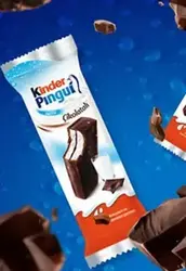 کیک با مغز شیری شکلاتی کیندر