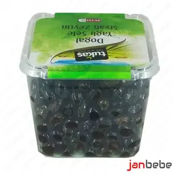 زیتون سیاه صبحانه توکاس 900 گرم