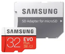 کارت حافظه microSDHC سامسونگ مدل Evo Plus کلاس 10 استاندارد UHS-I U1 سرعت 80MBps همراه با آداپتور SD ظرفیت 32 گیگابایت | فروشگاه اینترنتی جانبی شو|بهترین قیمت لوازم جانبی موبایل