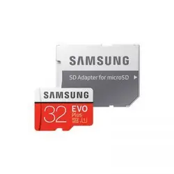 کارت حافظه microSDHC سامسونگ مدل Evo Plus کلاس 10 استاندارد UHS-I U1 سرعت 80MBps همراه با آداپتور SD ظرفیت 32 گیگابایت | فروشگاه اینترنتی جانبی شو|بهترین قیمت لوازم جانبی موبایل