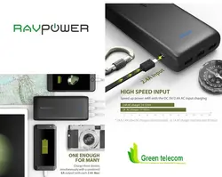 شارژر همراه راو پاور مدل RP-PB064 ظرفیت 32000 میلی آمپر ساعت | فروشگاه اینترنتی جانبی شو|بهترین قیمت لوازم جانبی موبایل