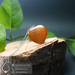 گردنبند عقیق طبیعی حکاکی آیت الکرسی 400810 | جواهرلوکس