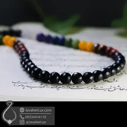 گردنبند هفت چاکرا مدل ریسمان انرژی جواهرلوکس _ کد 400944