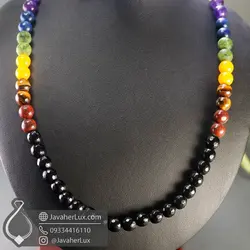گردنبند هفت چاکرا مدل ریسمان انرژی جواهرلوکس _ کد 400944