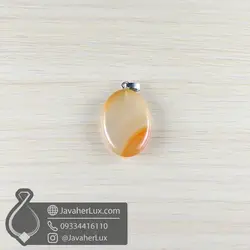 مدال عقیق طبیعی کارنلین آسمان سرا _ کد 400857