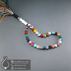 تسبیح احجار الشفا سنگ درمانی 7 چاکرا جواهر لوکس Ahjar Al-Shifa Tasbih