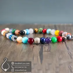 تسبیح احجار الشفا سنگ درمانی 7 چاکرا جواهر لوکس Ahjar Al-Shifa Tasbih