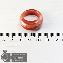 انگشتر تمام سنگ عقیق سلیمانی _ کد : 400677 | جواهر لوکس