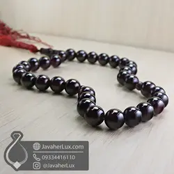 تسبیح یاقوت گارنت 33 دانه _ کد : 500076 | جواهر لوکس