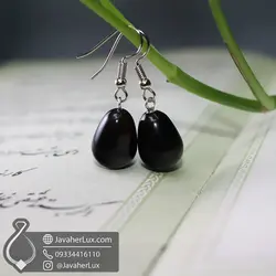 نیم ست سنگ عقیق سیاه اونیکس اصل و طبیعی _ کد : 400379 | جواهر لوکس