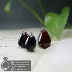 نیم ست سنگ عقیق سیاه اونیکس اصل و طبیعی _ کد : 400379 | جواهر لوکس