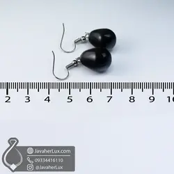 نیم ست سنگ عقیق سیاه اونیکس اصل و طبیعی _ کد : 400379 | جواهر لوکس