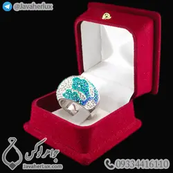 جعبه جواهر انگشتری مخملی _ کد : 700001