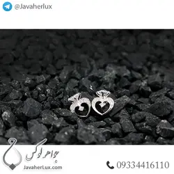 گوشواره زنانه مدل تکتا _ کد : 200279 | جواهر لوکس