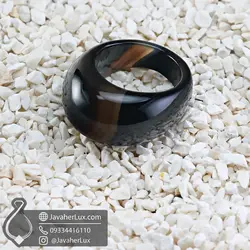 انگشتر تمام سنگ عقیق مدل کانا _ کد : 400084 | جواهر لوکس