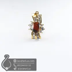 گردنبند نقره زنانه عقیق یمنی _ کد : 100774 | گردنبند عقیق یمنی | گردنبند زنانه | گردنبند عقیق