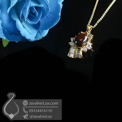 گردنبند نقره زنانه عقیق یمنی _ کد : 100774 | گردنبند عقیق یمنی | گردنبند زنانه | گردنبند عقیق