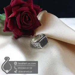 انگشتر نقره مردانه اسپرت _ کد : 100735 | انگشتر مردانه | انگشتر نقره مردانه