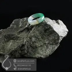 حلقه سنگ عقیق سلیمانی _ کد : 400673
