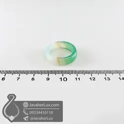 حلقه سنگ عقیق سلیمانی _ کد : 400673