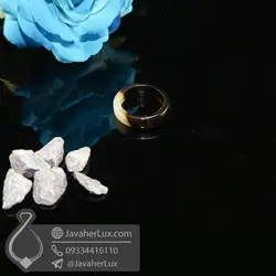 حلقه سنگ عقیق سلیمانی _ کد : 400606