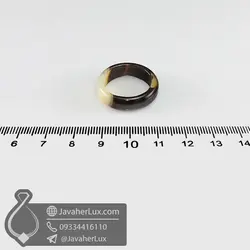 حلقه سنگ عقیق سلیمانی _ کد : 400606