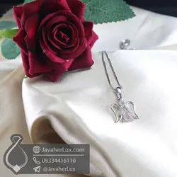 گردنبند نقره طرح فرشته _ کد : 100746 | گردنبند زنانه | خرید اینترنتی گردنبند | گردنبند نقره