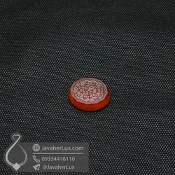 نگین عقیق حکاکی صلوات _ کد : 400491