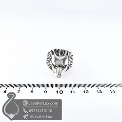 انگشتر نقره گرگ _ کد : 100591 | جواهر لوکس