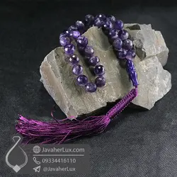 تسبیح سنگ آمتیست 33 دانه _ کد : 500065 | جواهر لوکس