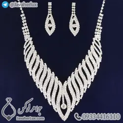 نیم ست استیل زنانه مدل جندل _ کد : 200285 | جواهر لوکس