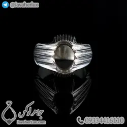 رکاب انگشتر نقره مردانه دست ساز _ کد : 100454 | جواهر لوکس