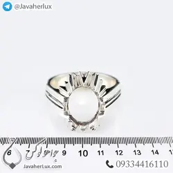 رکاب انگشتر نقره مردانه _ کد : 100453 | جواهر لوکس