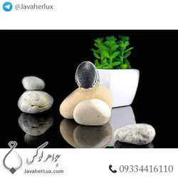 انگشتر نقره مردانه حدید صینی حکاکی صلوات _ کد : 100483