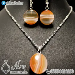 نیم ست سنگ عقیق _ کد : 400279