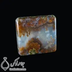 نگین عقیق شجر دریایی مدل برنا _ کد : 400278 | جواهر لوکس